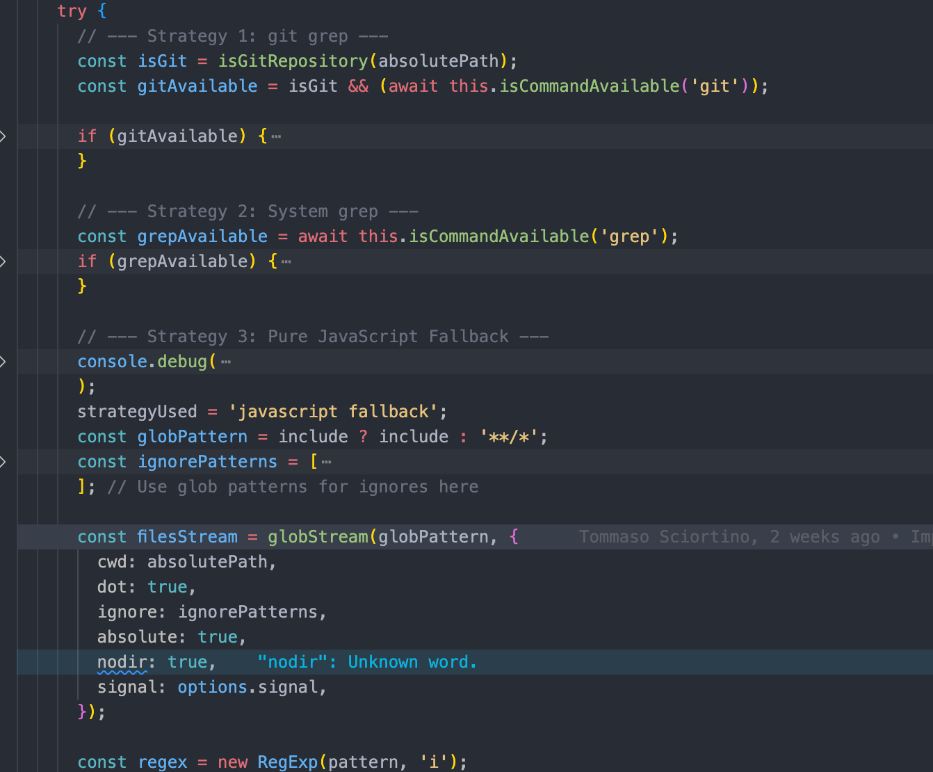 Grep Strategy Combination