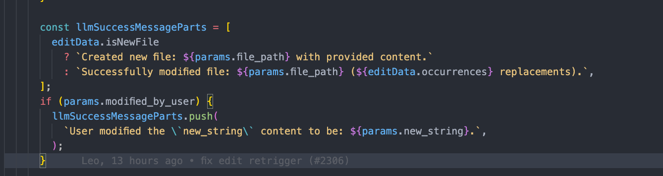 Edit Operation Context